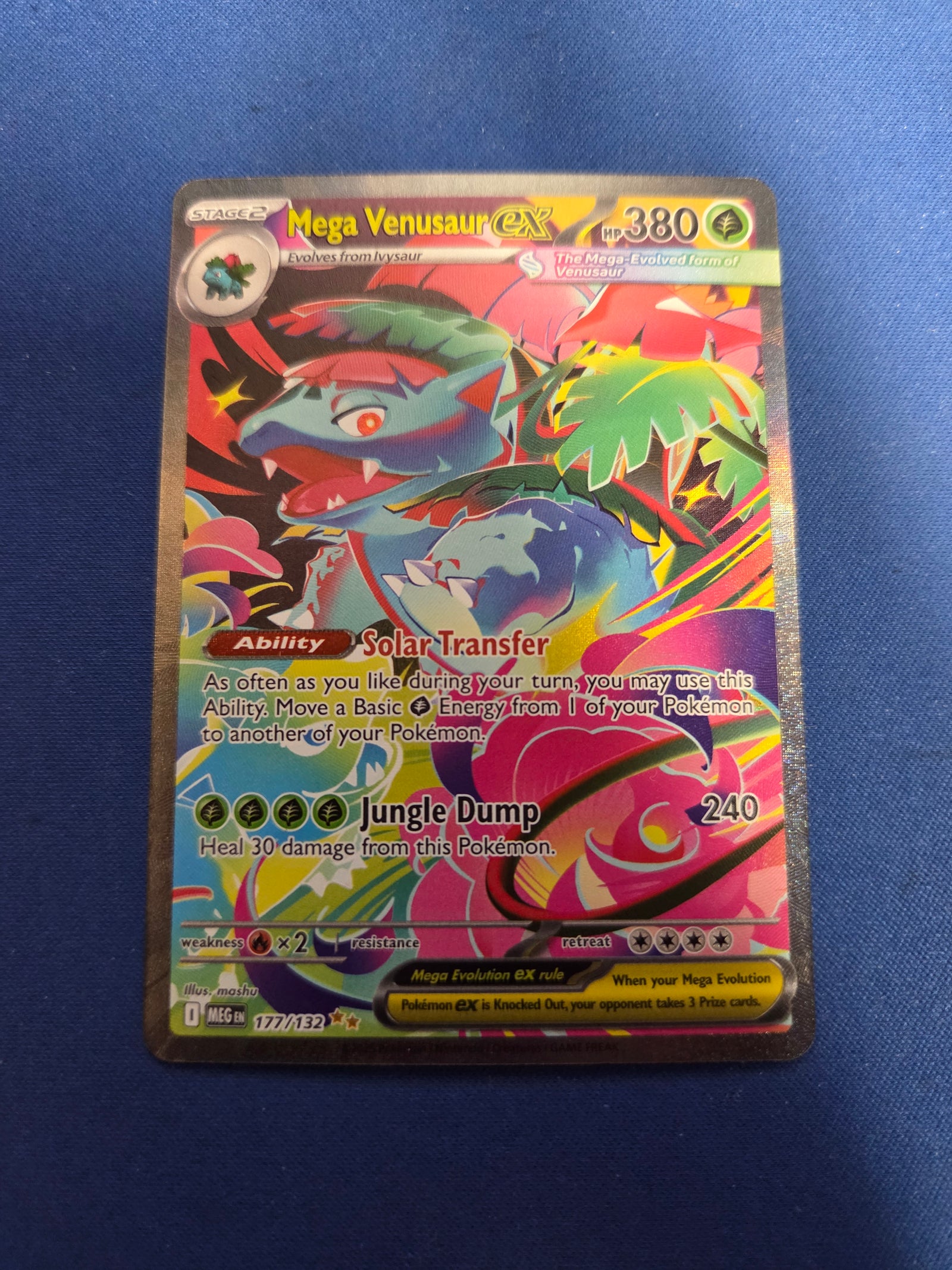 Mega Venusaur ex - 177/132 (177) Mega Evolutions SIR (Cabinet-NM)