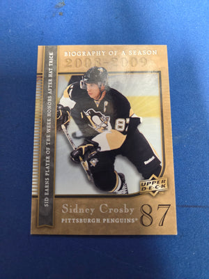 Sidney Crosby #BS13 Biography Of The Season (cabinet-NM)