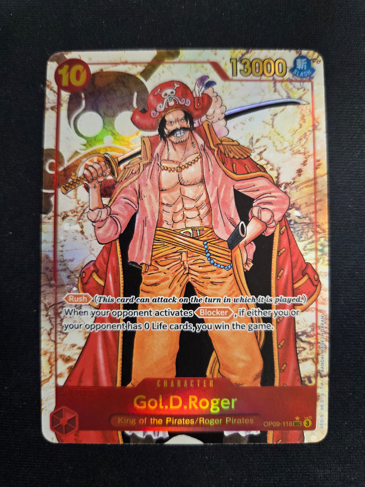 Gol.D.Roger (Alternate Art) (OP09-118) - Emperors in the New World Foil (Cabinet-NM)
