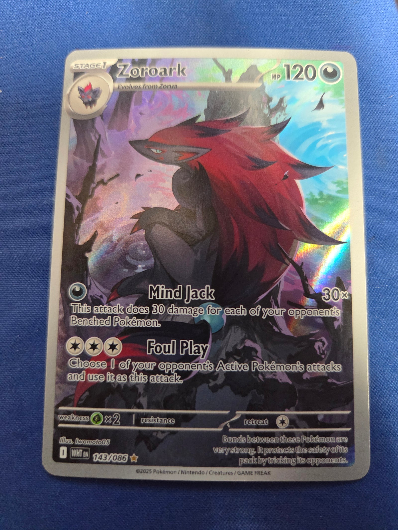 Zoroark - 143/086 (143) Illustration Rare Holofoil (Cabinet-NM)