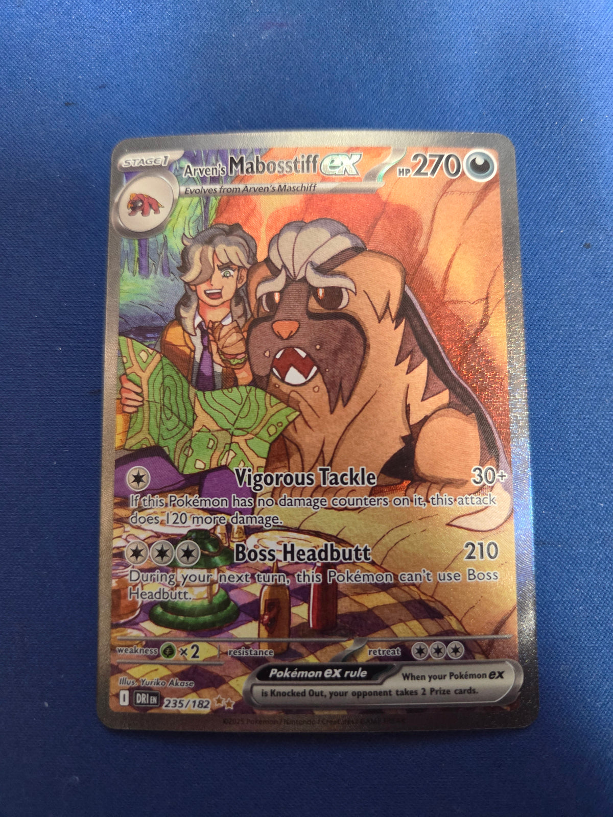 Arven's Mabosstiff ex - 235/182 (235) Special Illustration Rare Holofoil (Cabinet-NM)