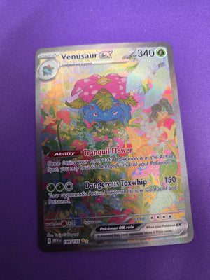 Venusaur ex - 198/165 (198) Special Illustration Rare Holofoil (Cabinet-NM)