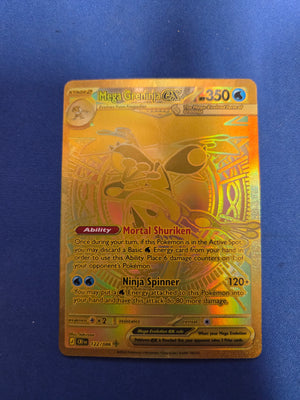 Mega Greninja ex - 122/086 (122) Mega Hyper Rare Holofoil (Cabinet-NM)