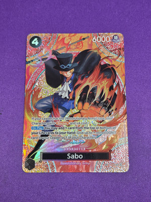 Sabo (SP) (P-105) - Adventure on Kami's Island Foil (Cabinet-NM)