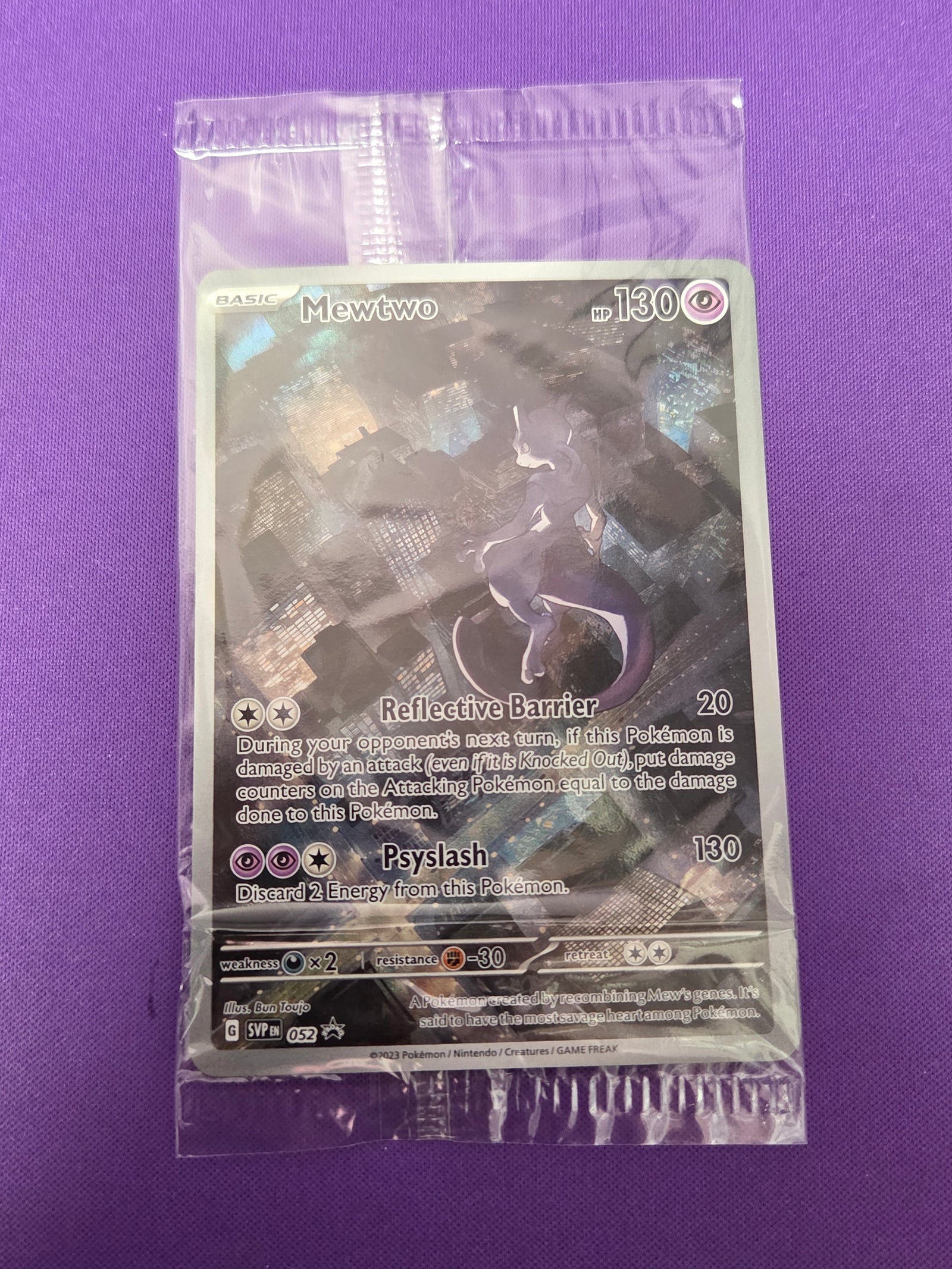 Mewtwo (52) Sealed Promo Holofoil (Cabinet-NM)