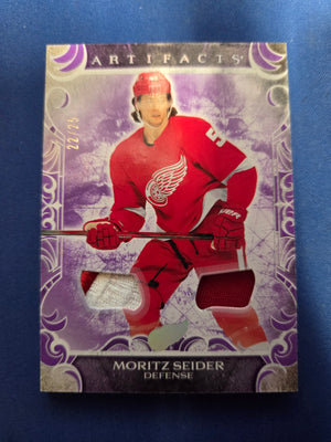 Moritz Seider #5 22/25 Artifacts Purple Materials (cabinet-NM)