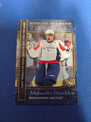 Alexander Ovechkin #BS1 Biography Of The Season (cabinet-NM)