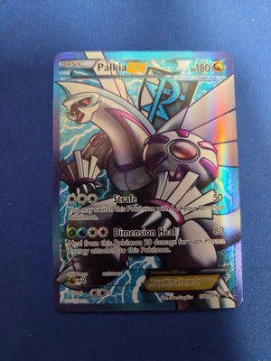 Lightly Played Palkia EX (Team Plasma) (100 Full Art) (100)/101 Ultra Rare Holofoil (Cabinet-LP)