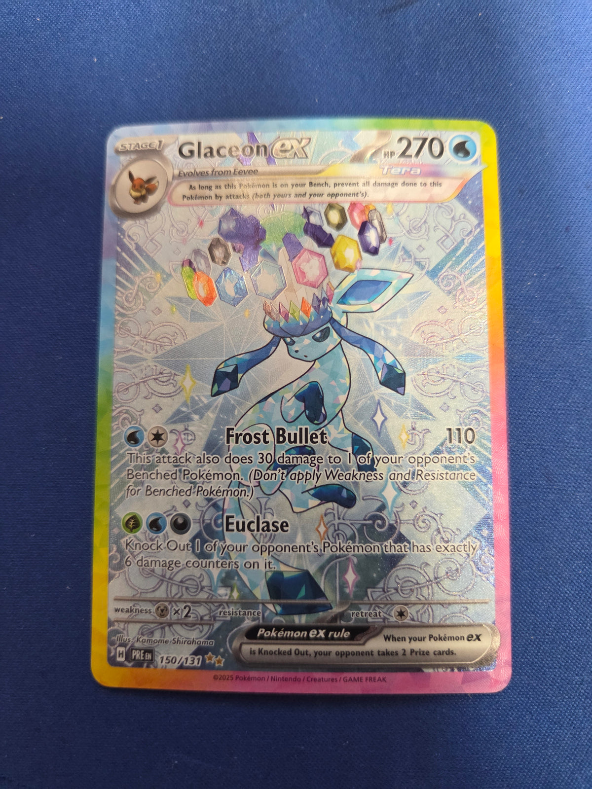 Glaceon ex - 150/131 Prismatic Evolutions SIR (Cabinet-NM)