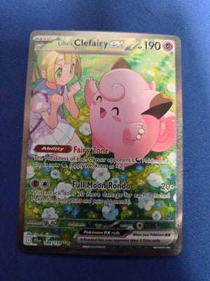 Lillie's Clefairy ex - 184/159 Special Illustration Rare Holofoil (Cabinet-NM)