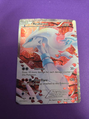 Lightly Played Reshiram (Full Art) (RC22)/113 Ultra Rare Holofoil (Cabinet-LP)