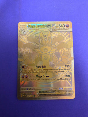 Mega Lucario ex - 188/132 (188) Mega Hyper Rare Holofoil (Cabinet-NM)