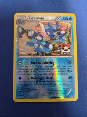 Greninja - 40/122 (League) [2nd Place] (40) Promo Reverse Holofoil (Cabinet-NM)