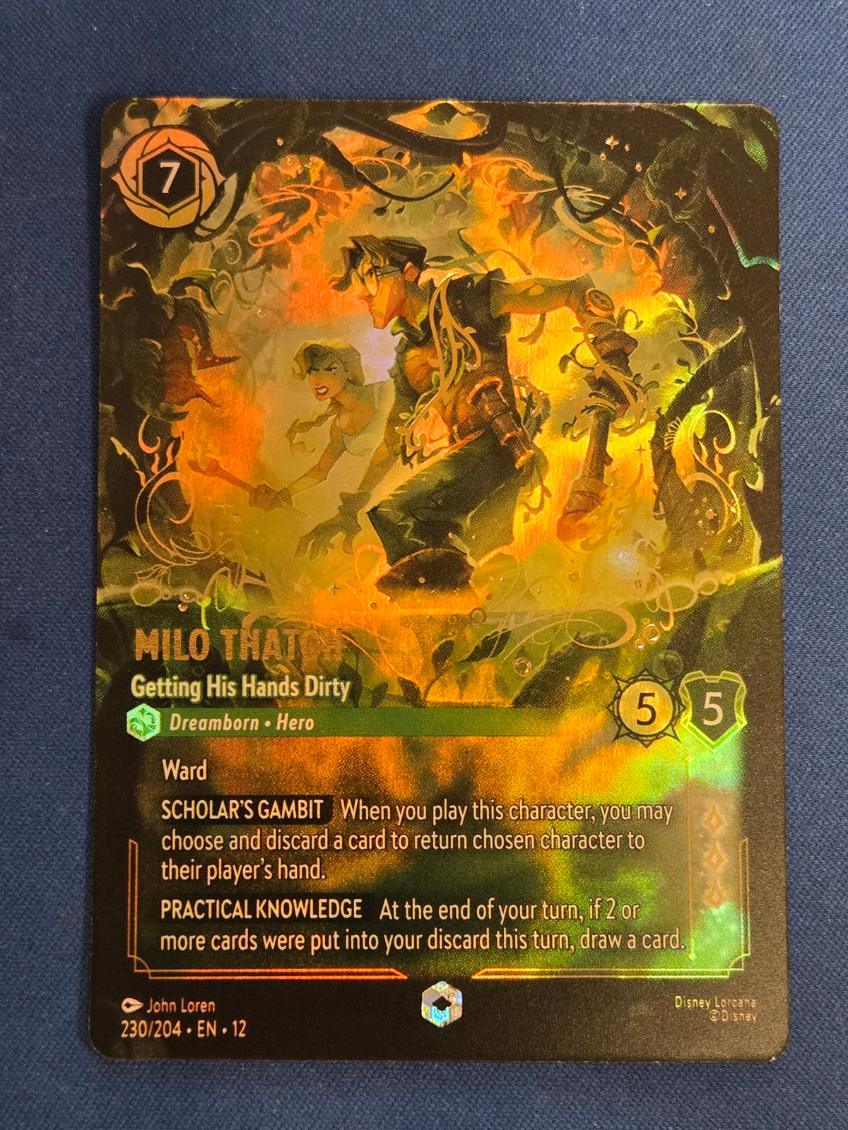 Milo Thatch (Enchanted) #230/204 (Cabinet-NM)