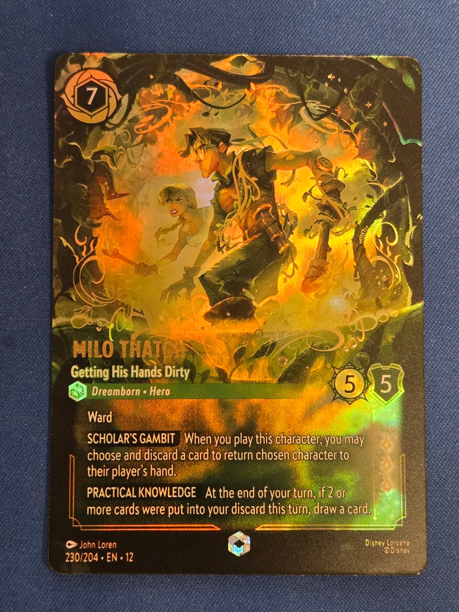 Milo Thatch (Enchanted) #230/204 (Cabinet-NM)