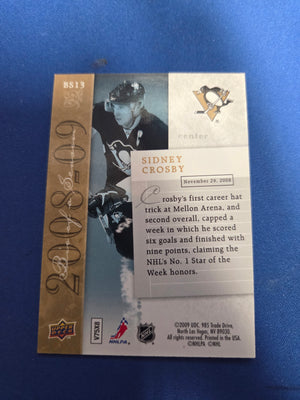 Sidney Crosby #BS13 Biography Of The Season (cabinet-NM)