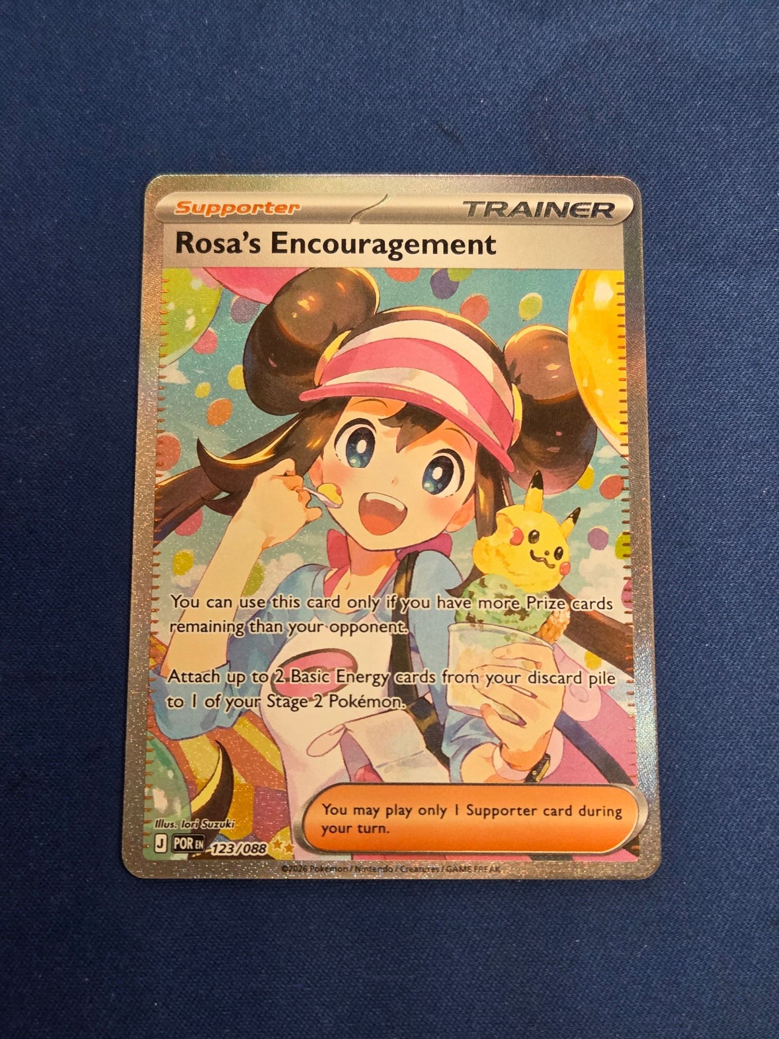 Rosa's Encouragement - 123/088 Special Illustration Rare Holofoil (Cabinet-NM)