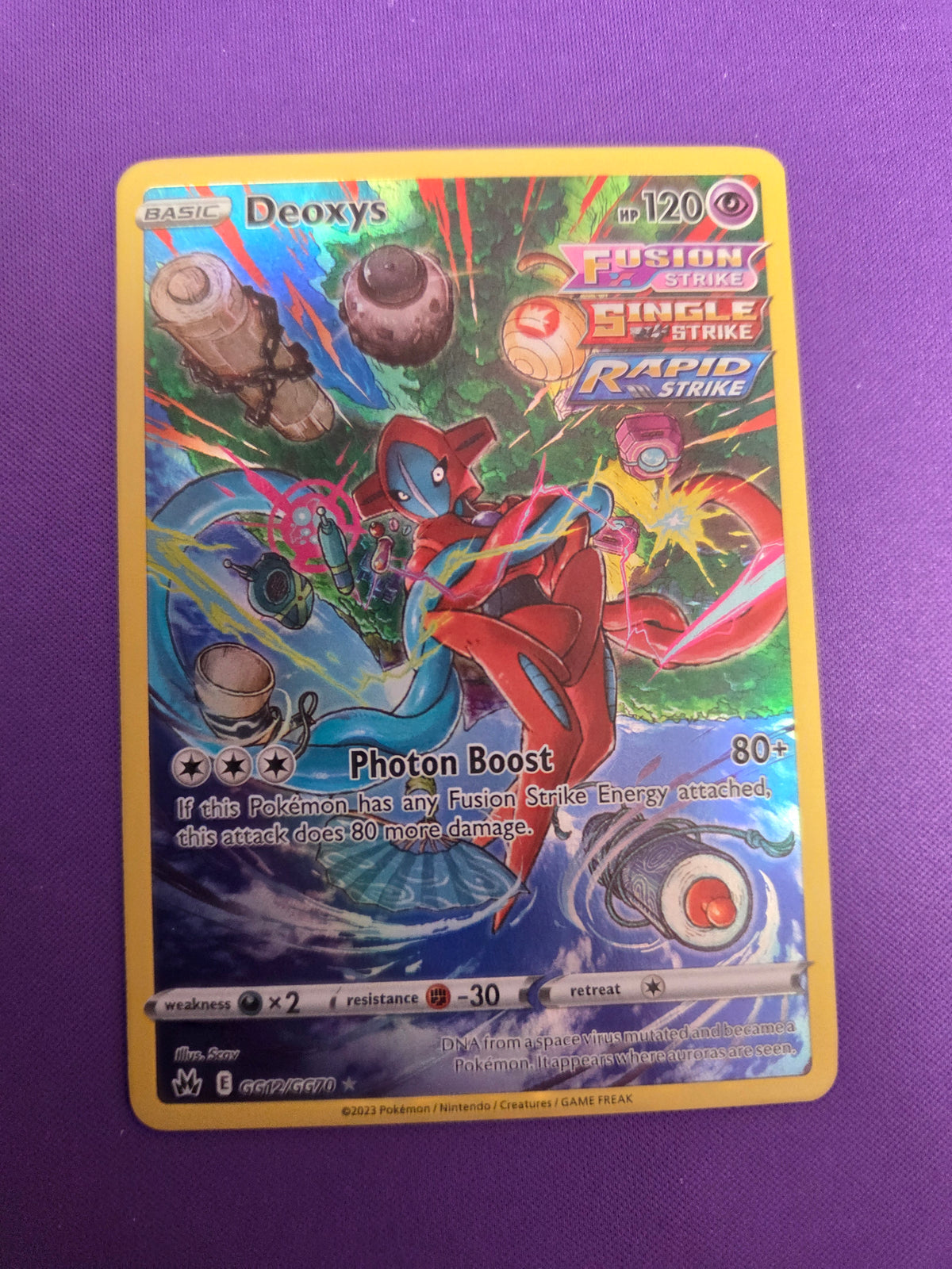 Deoxys (GG12)/70 Ultra Rare Holofoil (Cabinet-NM)