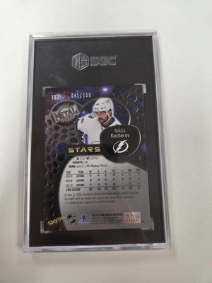 Nikita Kucherov #103 SGC 9 Precious metal gems red 41/100(cabinet)