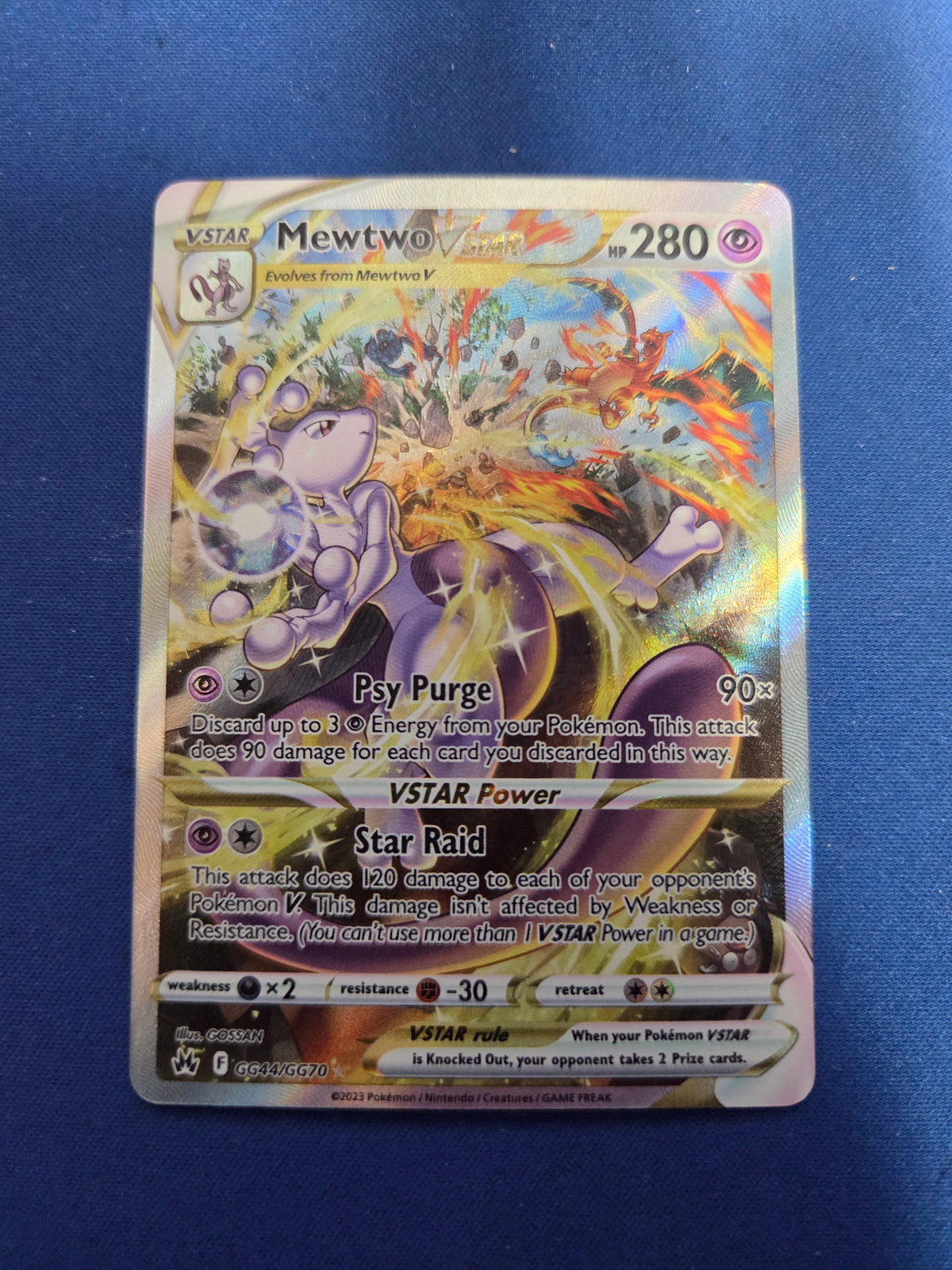 Mewtwo VSTAR GG44/70 Ultra Rare Holofoil (Cabinet-NM)