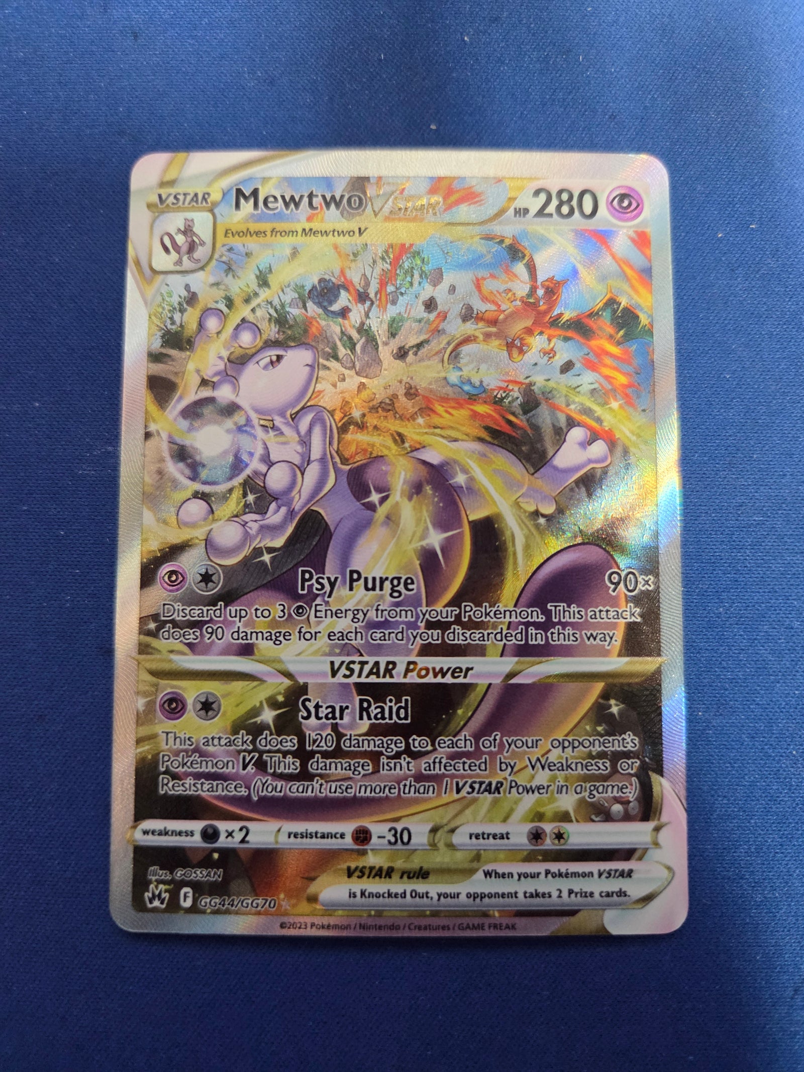 Mewtwo VSTAR GG44/70 Ultra Rare Holofoil (Cabinet-NM)