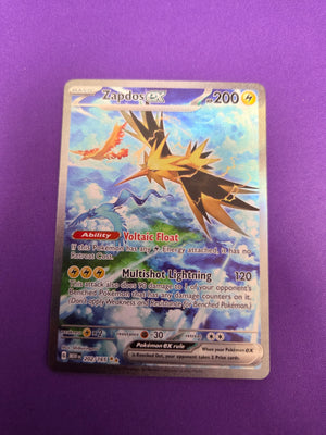 Zapdos ex - 202/165 S&V 151 SIR (Cabinet-NM)