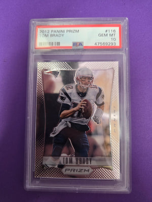 PSA 10 Tom Brady #116 Panini Prizm 2012 (cabinet)