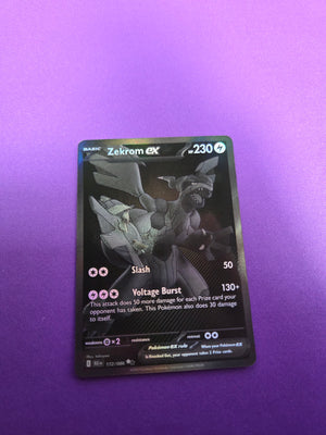 Zekrom ex - 172/086 (172) Black White Rare Holofoil (Cabinet-NM)