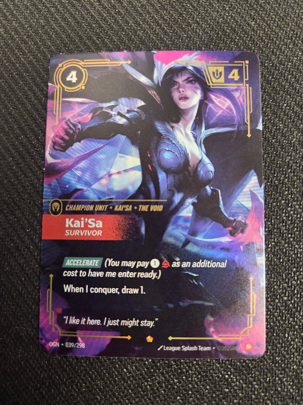 Kai'Sa - Survivor (039/298) - Origins Foil (Cabinet-NM)
