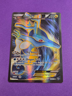 Lightly Played Kingdra EX (Full Art) (122)/124 Ultra Rare Holofoil (Cabinet)