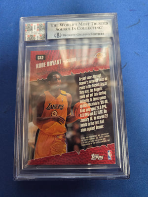 BGS Authentic Kobe Bryant #CA2 Photo Matched Patch