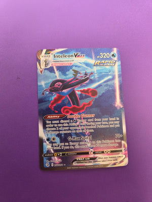 Inteleon VMAX (Alternate Art Secret) (266)/264 Secret Rare Holofoil (Cabinet-NM)