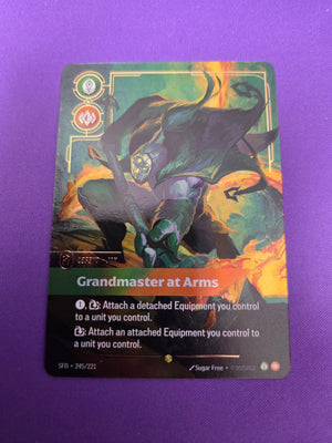 Jax - Grandmaster At Arms (Overnumbered) (245/221) - Spiritforged Foil (Cabinet-NM)
