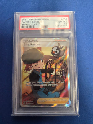 PSA 10 Bird Keeper (Full Art) (66)/72 Ultra Rare Holofoil (Cabinet)