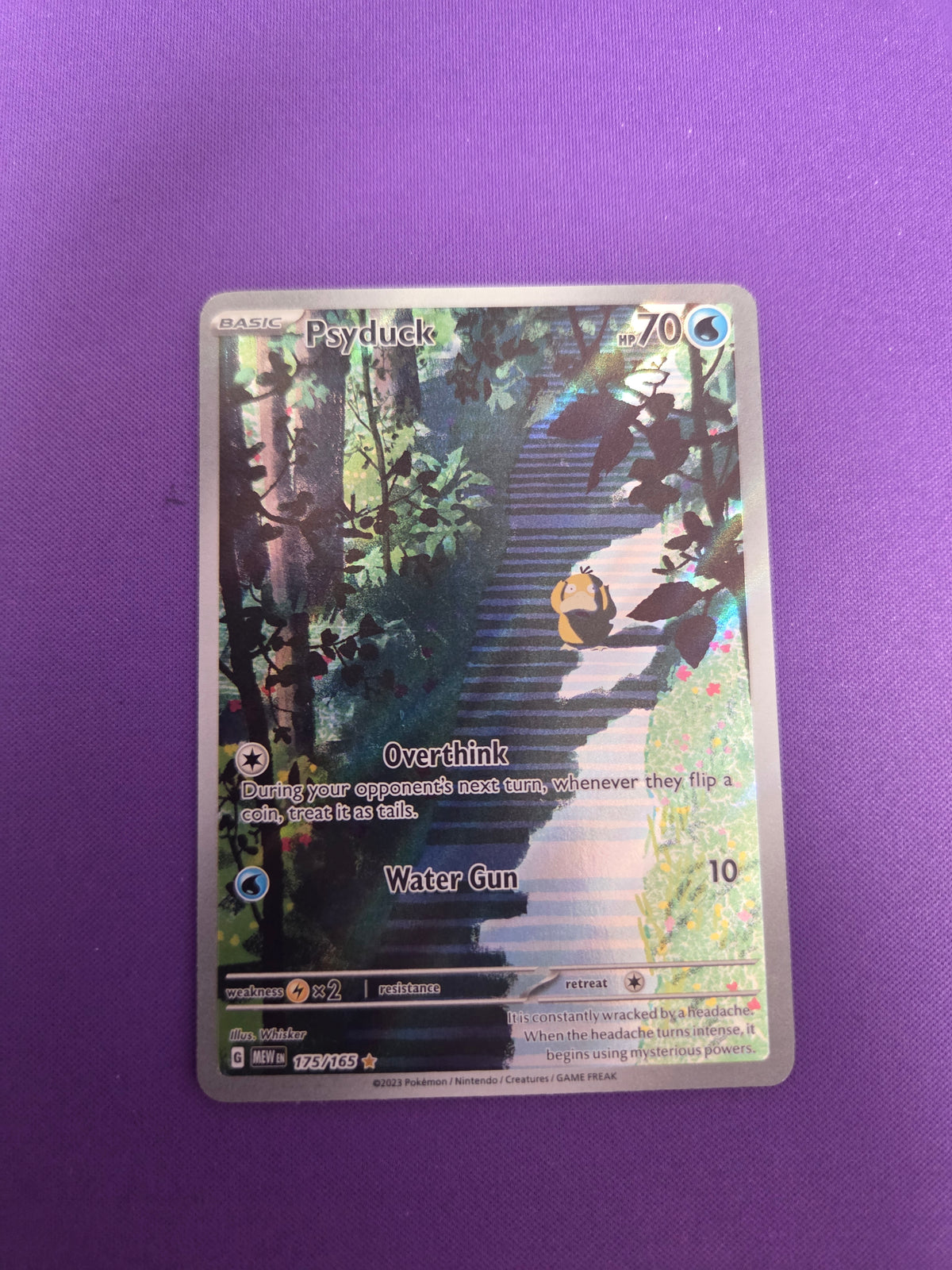Psyduck - 175/165 (175) Illustration Rare Holofoil (Cabinet-NM)