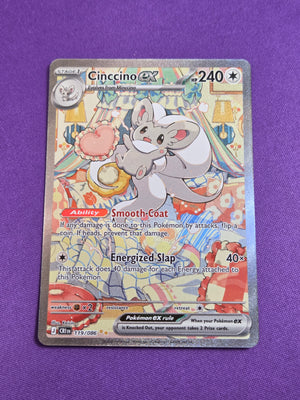 Cinccino ex - 119/086 Special Illustration Rare Holofoil (Cabinet-NM)