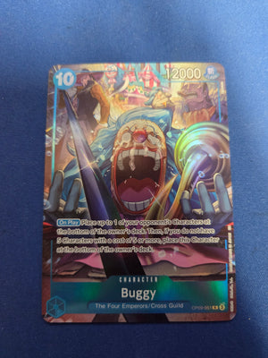 Buggy (051) (English Version 2nd Anniversary Set) (OP09-051) - One Piece Promotion Cards Foil (Cabinet-NM)
