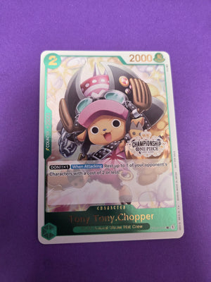 Tony Tony.Chopper (Store Championship Participation Pack) (OP02-034) - One Piece Promotion Cards Foil (Cabinet-NM)
