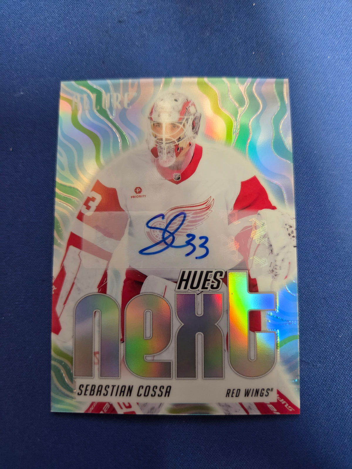 Sebastian Cossa #HN-13 Auto 2025 Upper Deck Allure Hues Next (cabinet-NM)