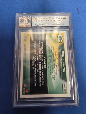 BGS Authentic Brett Favre #BF221 Game Used Jersey