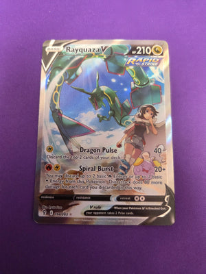 Rayquaza V (Alternate Full Art) (194)/203 Ultra Rare Holofoil (Cabinet-NM)