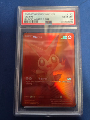 PSA 10 Victini White Flare #172 BWR (Cabinet)