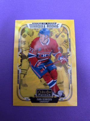 Ivan Demidov Neon Yellow Surge #232 O-Pee-Chee Platinum (Cabinet-NM)