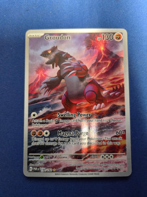 Groudon - 199/182 (199) Illustration Rare Holofoil (Cabinet-NM)