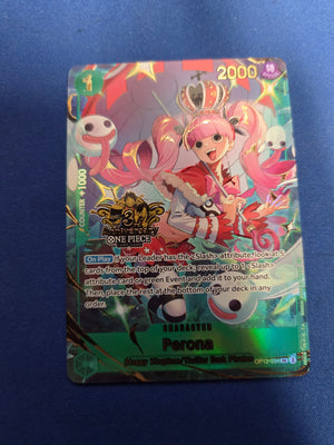 Perona (Japanese Version 3rd Anniversary Set) (OP12-034) - One Piece Promotion Cards Foil (Cabinet-NM)