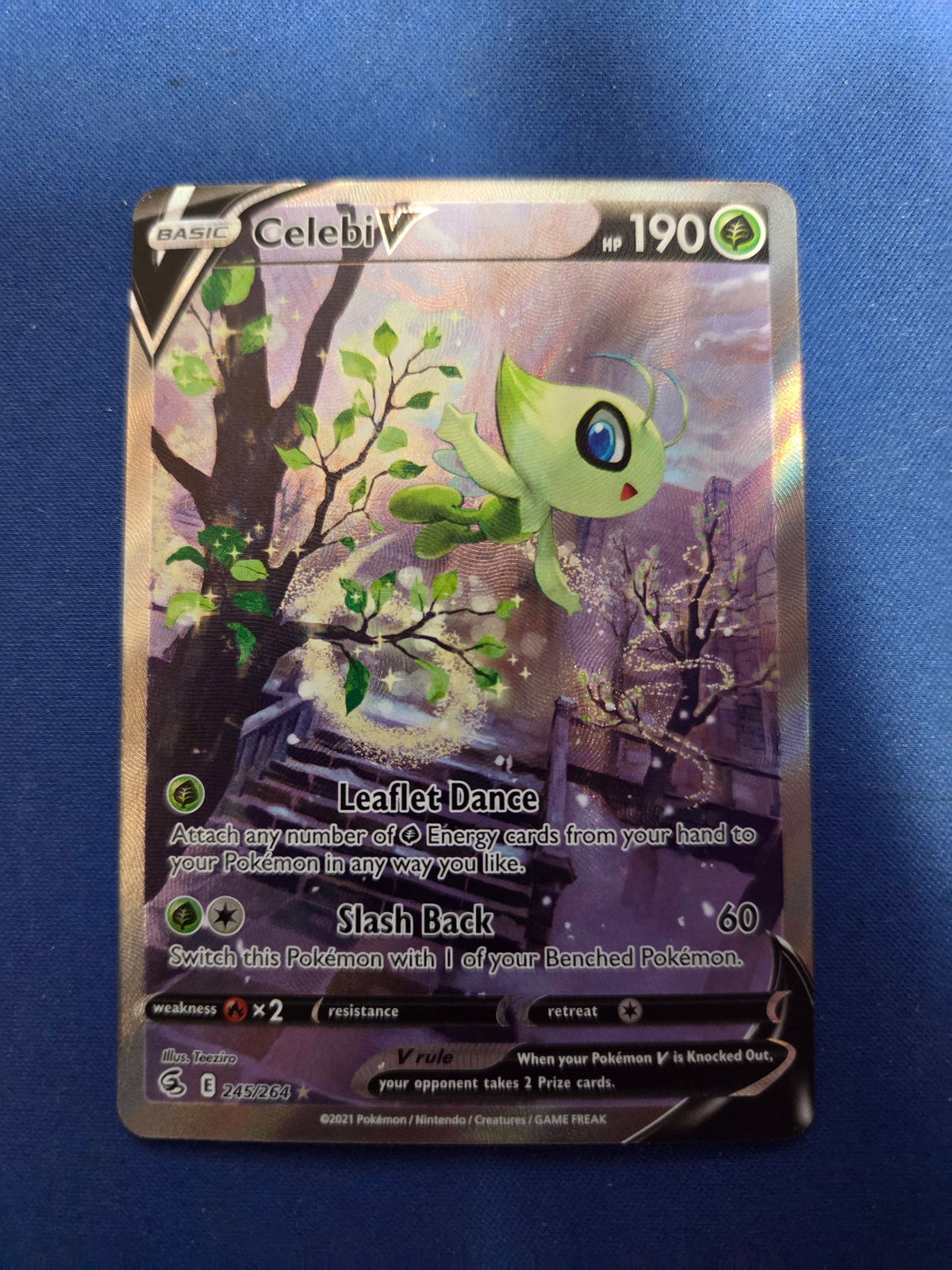 Celebi V (Alternate Full Art) (245)/264 Ultra Rare Holofoil (Cabinet-NM)