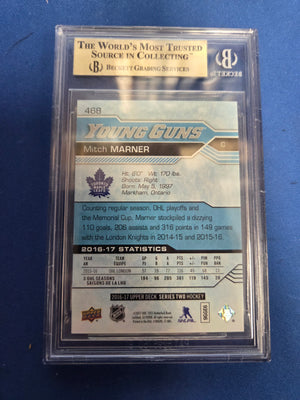 Beckett 9.5 Mitch Marner Young Guns #468 (cabinet)