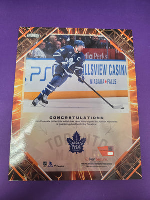 Auston Matthews Emanate Autograph 25/25 (cabinet-NM)