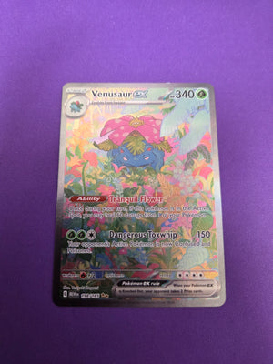 Venusaur ex - 198/165 (198) Special Illustration Rare Holofoil (Cabinet-NM)