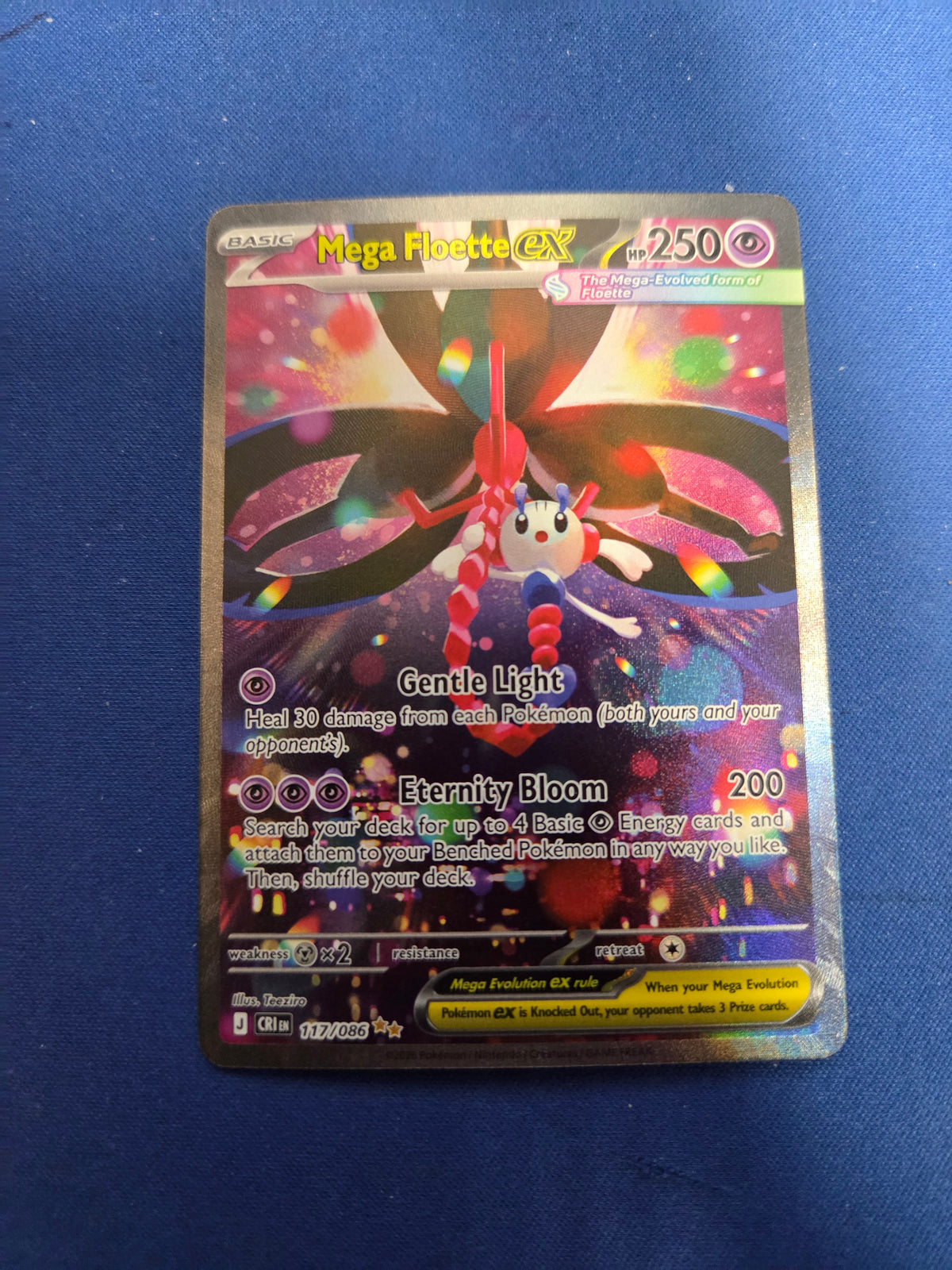Mega Floette ex - 117/086 Special Illustration Rare Holofoil (Cabinet-NM)